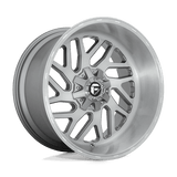 Fuel D715 TRITON PLATINUM Brushed Gun Metal Tinted Clear 24x12 -44 5X127/5X139.7 87.1