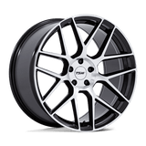 TSW TW002 LASARTHE Gloss Black Machined 18x10.5 +35 5X112 66.56