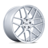 TSW TW002 LASARTHE Gloss Silver Machined 17x8 +35 5X100 72.56