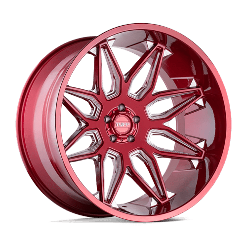Tuff T3B Candy Red 22x12 -45 5X127 71.5