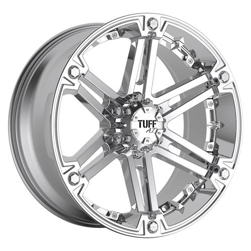 Tuff T01 Chrome 22x9.5 +15 5X127/5X139.7 78.1