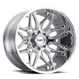 Tuff T3B Chrome 22x12 -45 8X180 125.1