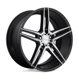 Niche M169 TURIN Matte Black Machined 20x10.5 +35 5X120 72.56