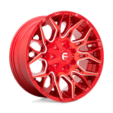 Fuel D771 TWITCH Candy Red Milled 20x9 +01 8X180 124.3