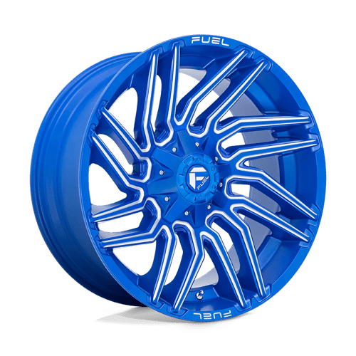 Fuel D774 TYPHOON Anodized Blue Milled 22x10 -18 8X170 125.1