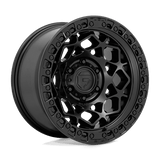 Fuel D786 UNIT Matte Black W/ Matte Black Ring 17x9 -12 6X139.7 106.1