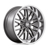 US Mag U139 SANTA CRUZ Anthracite W/ Diamond Cut Lip 20x8.5 +6 5X120.65 72.7