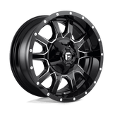Fuel D627 VANDAL Gloss Black Milled 20x9 +20 8X180 124.2
