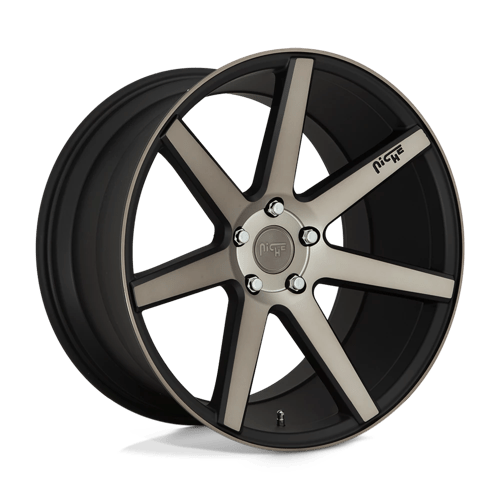 Niche M150 VERONA Matte Black Machined 18x8 +40 5X100 66.06