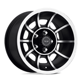 American Racing Vintage VN47 VECTOR Satin Black Machined 15x7 +0 5X114.3 86.2