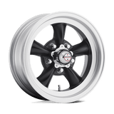 American Racing Vintage VN105 TORQ THRUST D Satin  Black W/ Machined Lip 15x10 -44 5X120.65 83.06