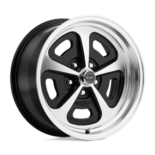 American Racing Vintage VN501 500 MONO CAST Gloss Black Machined 17x7 +0 5X120.65 72.6