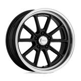 American Racing Vintage VN510 DRAFT Gloss Black W/ Diamond Cut Lip 18x10 +0 5X127 78.3