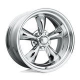 American Racing Vintage VN615 TORQ THRUST II 1 PC Chrome 17x8 +08 5X120.65 83.06