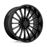 XD XD857 WHIPLASH Gloss Black W/ Gray Tint 22x10 -18 6X135 87.1