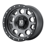 XD XD126 ENDURO PRO Matte Gray W/ Black Ring 15x8 -19 6X139.7 106.3