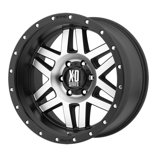 XD XD128 MACHETE Machined Face W/ Black Ring 16x8 +0 5X114.3 72.6