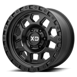 XD XD132 RG2 Satin Black 17x9 -12 8X170 125.5