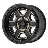 XD XD133 FUSION OFF-ROAD Satin Black Mach W/ Dark Tint Clear Coat 18x9 +0 8X165.1 125.5