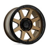 XD XD134 ADDICT 2 Matte Bronze W/ Matte Black Lip 17x9 +18 6X139.7 106.25