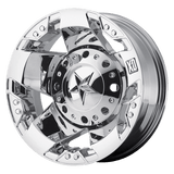 XD XD775 ROCKSTAR Dually Chrome Rear 16x6 -134 8X170 125.5