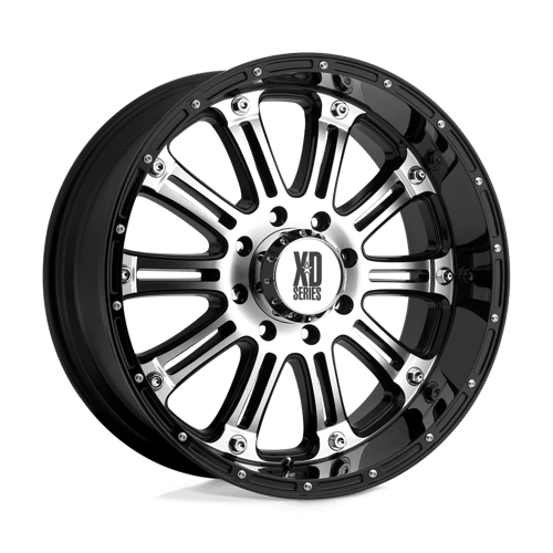 XD XD795 HOSS Gloss Black Machined 18x9 +30 5X150 110.5