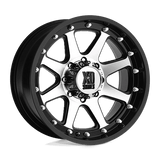 XD XD798 ADDICT Matte Black Machined 20x9 +18 5X127 78.3