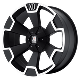 XD XD803 THUMP Matte Black Machined 20x9 +35 5X139.7/5X150 110.5