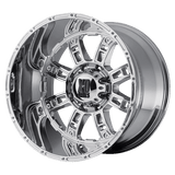 XD XD809 RIOT Chrome 20x10 -24 5X150 110.5