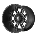 XD XD809 RIOT Matte Black Machined 20x12 -44 6X139.7 106.25