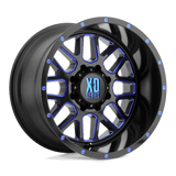 XD XD820 GRENADE Satin Black Milled W/ Blue Tinted Clear Coat 20x12 -44 8X165.1 125.5