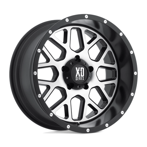 XD XD820 GRENADE Satin Black W/ Machined Face 17x8.5 +0 6X139.7 106.25