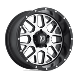XD XD820 GRENADE Satin Black W/ Machined Face 22x9.5 +0 8X180 124.2