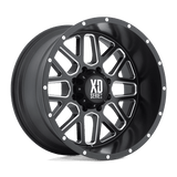 XD XD820 GRENADE Satin Black Milled 20x9 +0 8X165.1 125.5