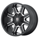 XD XD823 TRAP Satin Black W/ Machined Face 20x9 +18 6X135/6X139.7 106.25