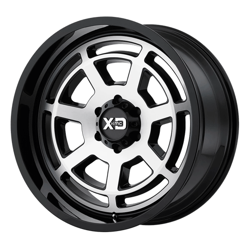 XD XD824 BONES Gloss Black Machined 20x10 -24 5X127 78.3