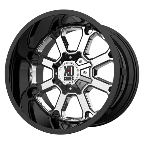 XD XD825 BUCK 25 Pvd Center W/ Gloss Black Lip 20x9 +0 8X180 124.2