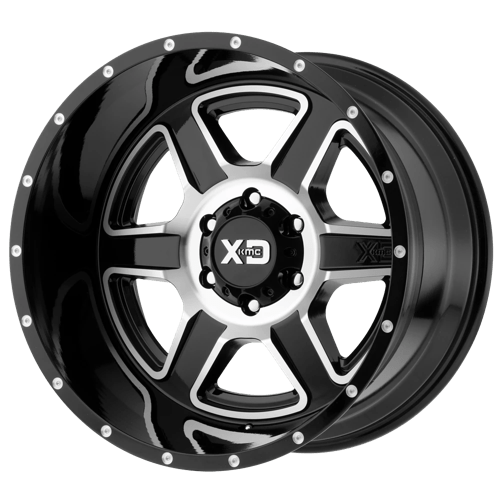 XD XD832 FUSION Gloss Black Machined 20x9 +18 5X127 72.6