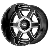 XD XD832 FUSION Gloss Black Machined 18x9 +18 8X165.1 125.5