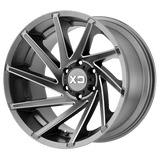 XD XD834 CYCLONE Satin Gray Milled 18x9 +0 6X135 87.1