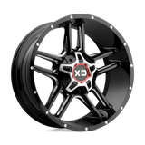 XD XD839 CLAMP Gloss Black Milled 20x9 +18 6X135/6X139.7 106.25