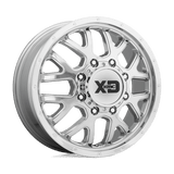 XD XD843 GRENADE DUALLY Chrome - Front 20x8.25 +127 8X200 142