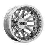 XD XD843 GRENADE DUALLY Chrome - Rear 17x6.5 -140 8X210 154.3