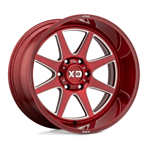 XD XD844 PIKE Brushed Red W/ Milled Accents 20x9 +0 6X135 87.1
