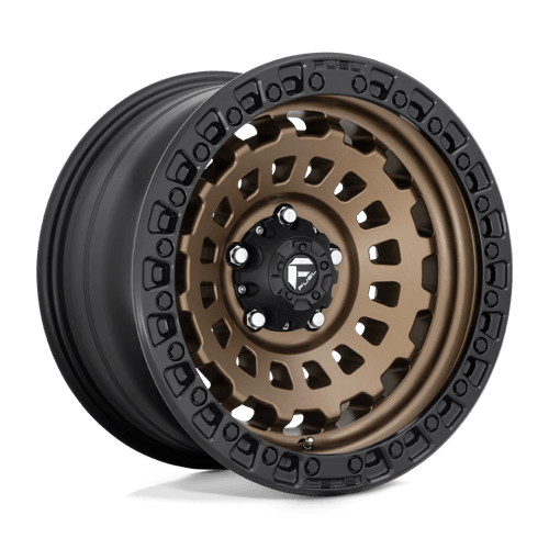 Fuel D634 ZEPHYR Matte Bronze Black Bead Ring 17x9 -12 5X127 71.5