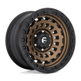 Fuel D634 ZEPHYR Matte Bronze Black Bead Ring 17x9 -12 6X139.7 106.1