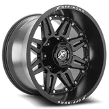 XF OFFROAD XF-204 Matte Black 20x12 -44 8x165.1/8x180 125.2