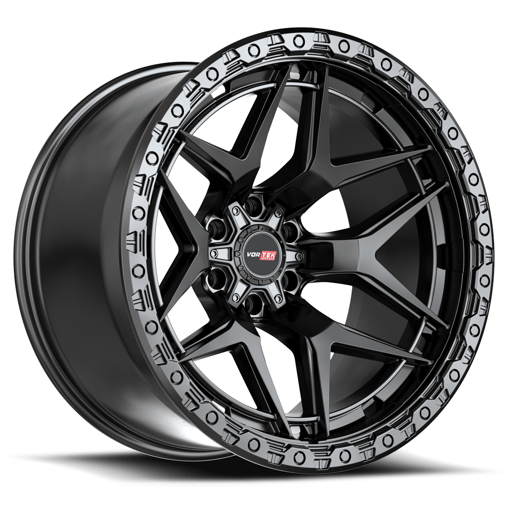 VORTEK VRT-603 Satin Black 22x12 -44 8x180 106.4