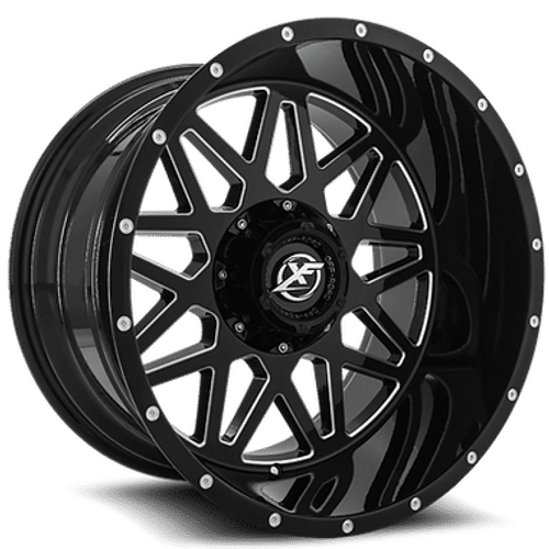 XF OFFROAD XF-211 Gloss Black 20x9 +0 8x165.1/8x180 125.2