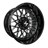 SENTALI FORGED SF-5 Gloss Black Milled 26x12 -44 5x139.7 77.8